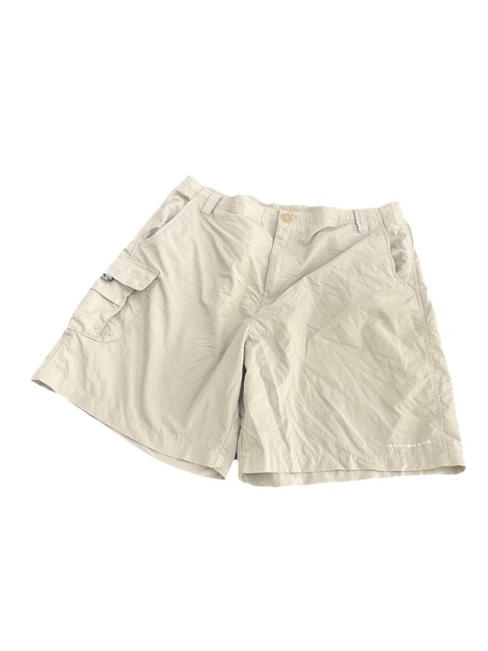 Columbia Men’s Pfg Khaki Shorts Size Xl 8” Inseam